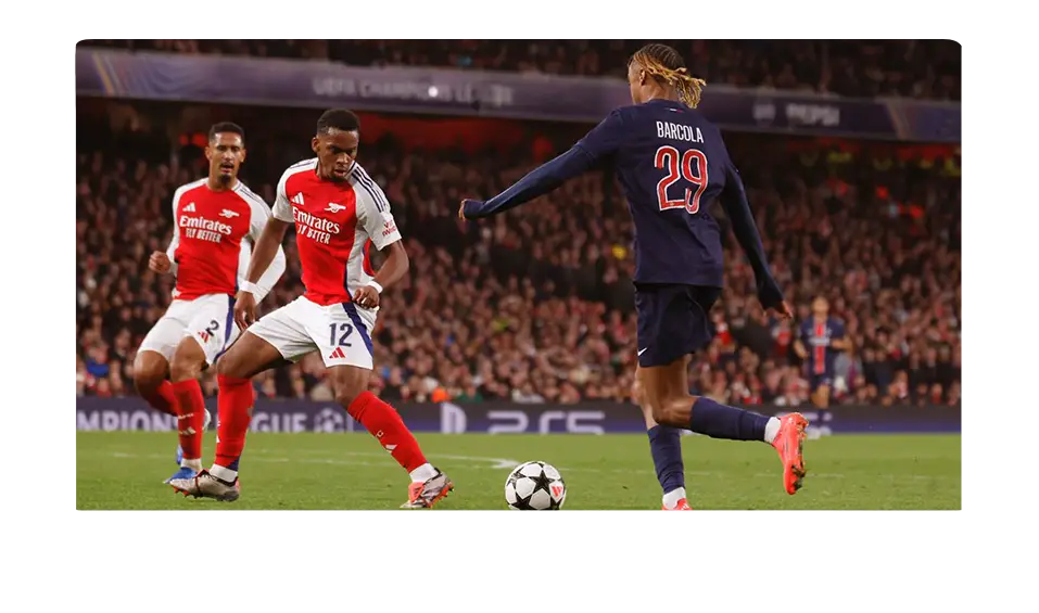Match de Champions League diffusé en 4K sur un abonnement IPTV KronoTV